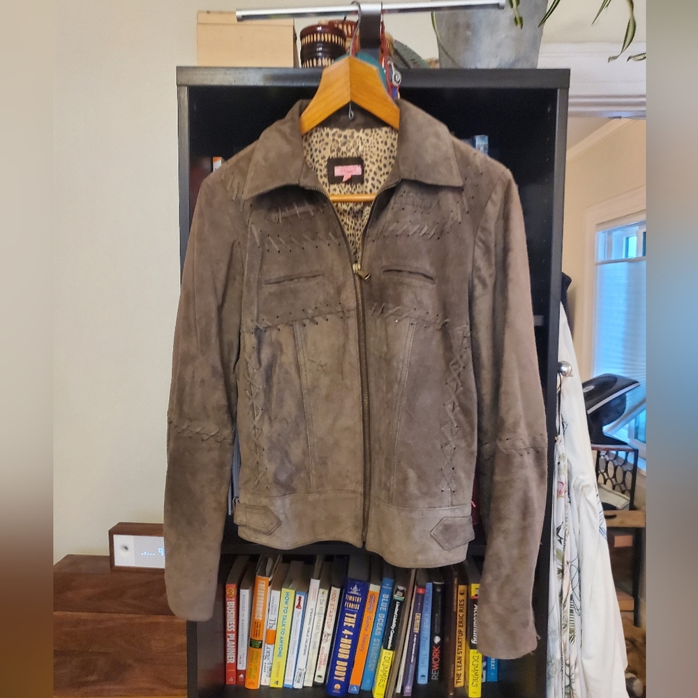 Roberto Cavalli Angels genuine leather jacket